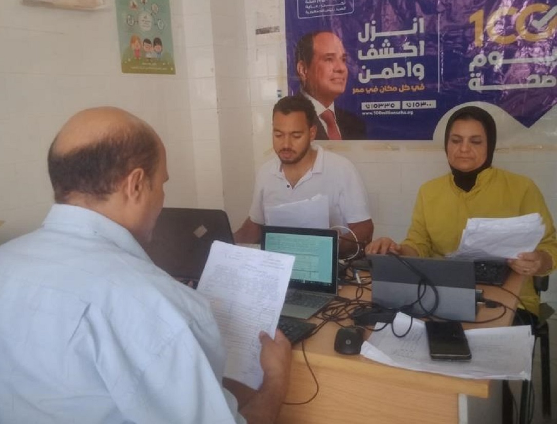 قحص وتوفيرالعلاج لأكثر 1100 في نزلة البرقي